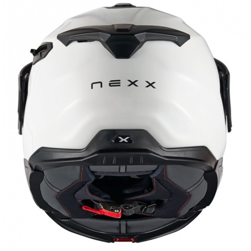 Nexx X.Lifecountry Plain hvid flip-up motorcykelhjelm