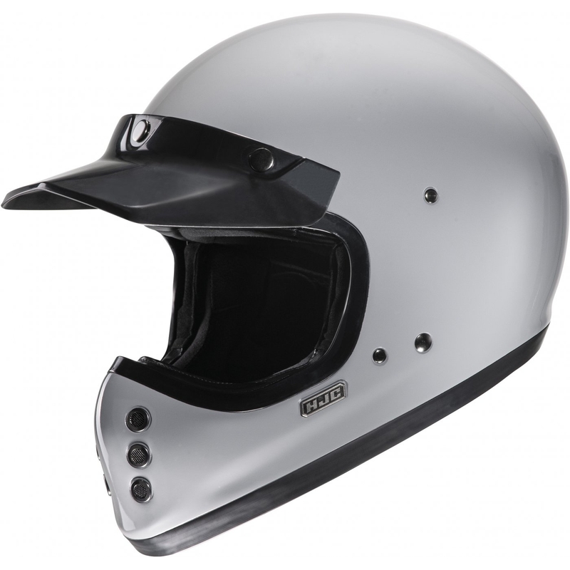 HJC V60 Solid fullface motorcykelhjelm grå