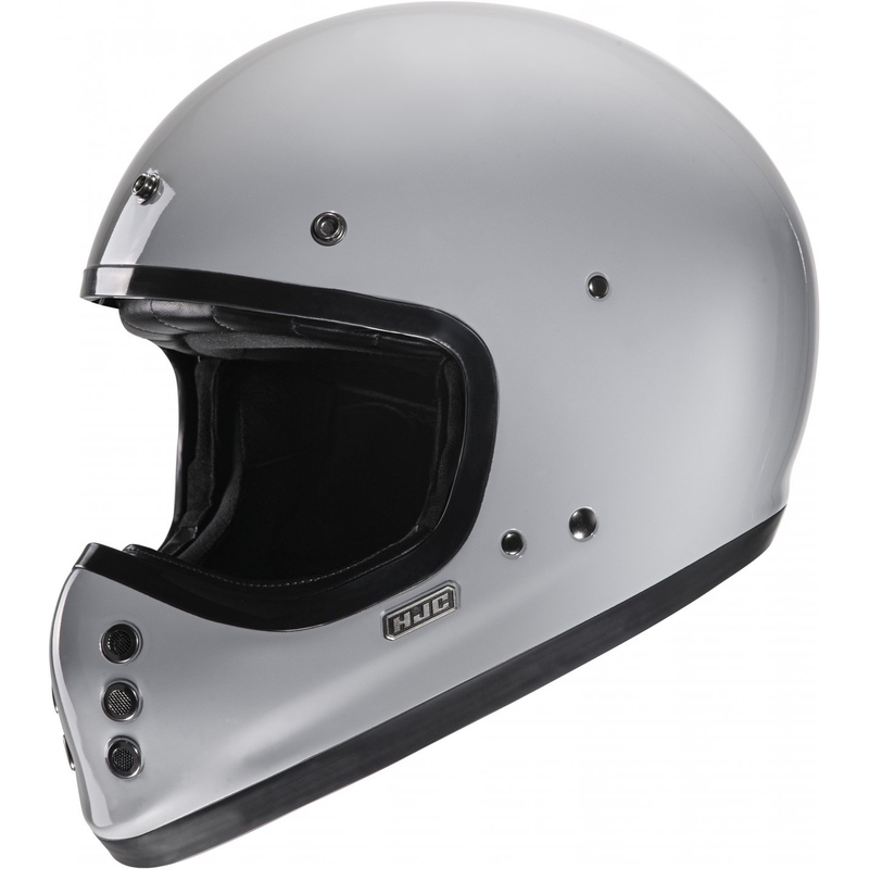 HJC V60 Solid fullface motorcykelhjelm grå
