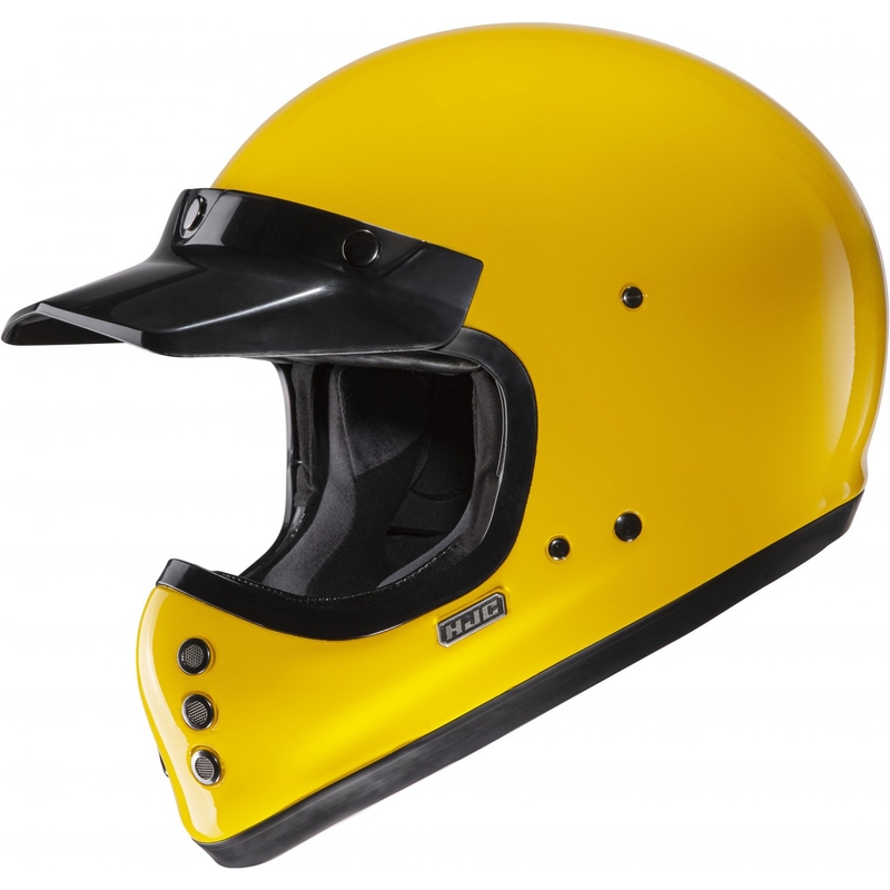 Integralhjelm HJC V60 Solid dyb gul