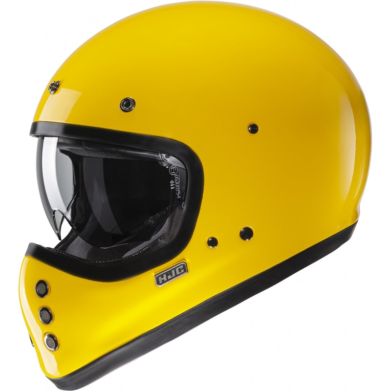 Integralhjelm HJC V60 Solid dyb gul