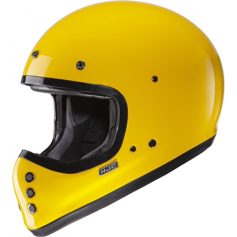 Integralhjelm HJC V60 Solid dyb gul
