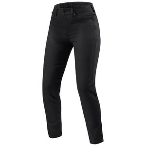Revit Marzia Skinny Cropped Motorcycle Jeans til kvinder Sort