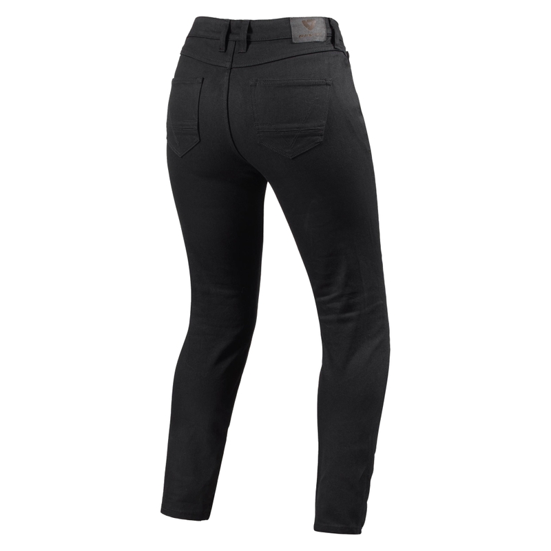 Revit Marzia Skinny Cropped Motorcycle Jeans til kvinder Sort