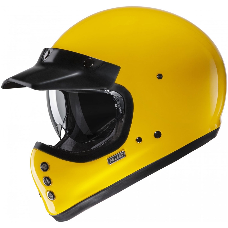 Integralhjelm HJC V60 Solid dyb gul