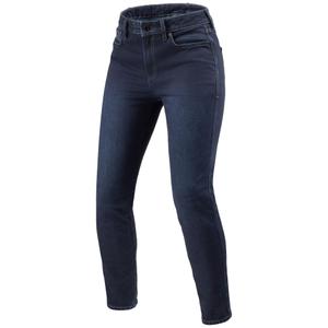 Revit Marzia Skinny Cropped Motorcycle Jeans til kvinder Blå