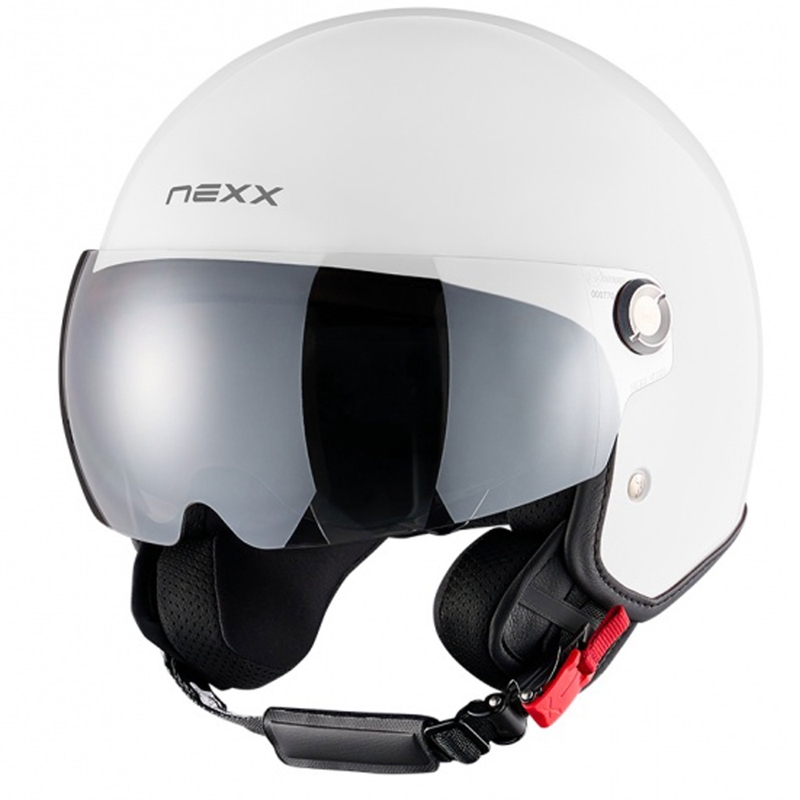NEXX Y.10 Stiletto Åben Motorcykelhjelm Hvid udsalg