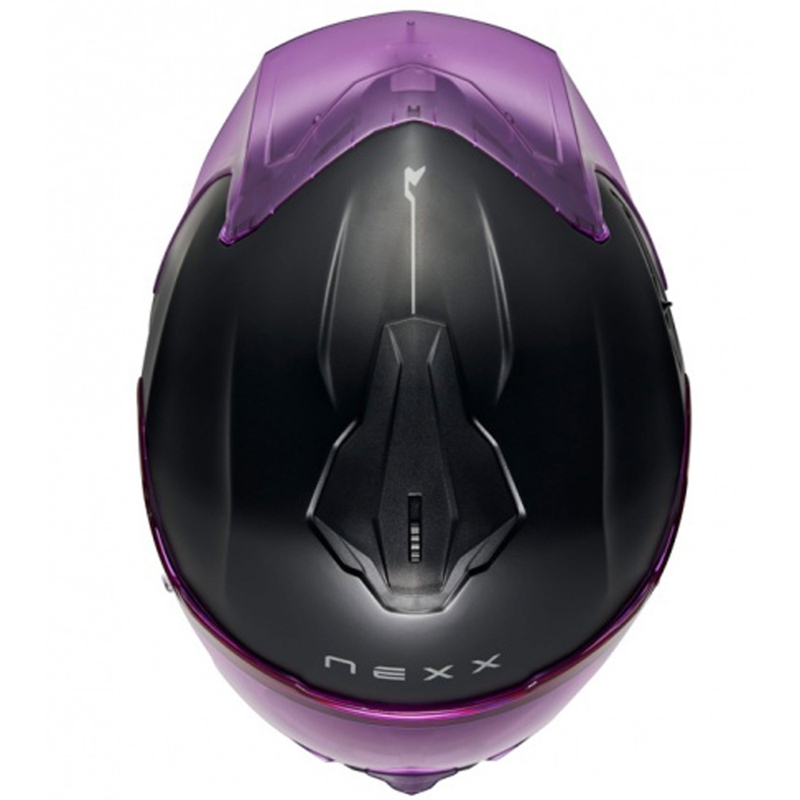 Integreret motorcykelhjelm NEXX Y.100R Subsonic mat sort-pink