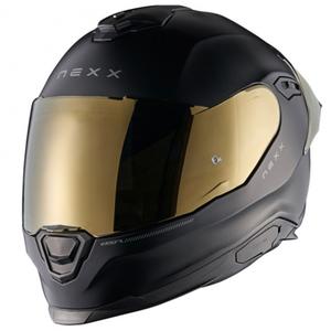 NEXX Y.100R Subsonic integreret motorcykelhjelm mat sort-guld