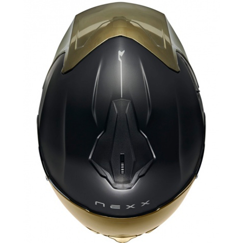 NEXX Y.100R Subsonic integreret motorcykelhjelm mat sort-guld