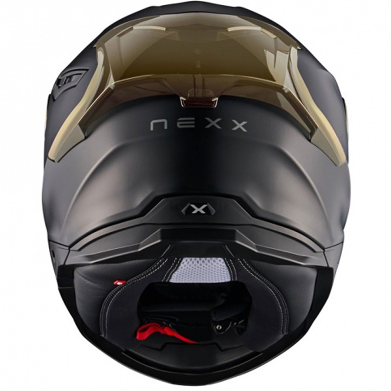NEXX Y.100R Subsonic integreret motorcykelhjelm mat sort-guld