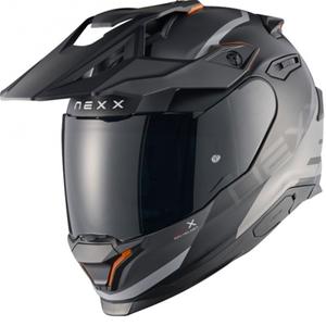 Enduro-motorcykelhjelm NEXX Y.TRAVL Quest mat sort-grå