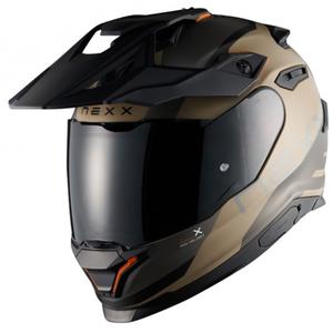 Enduro-motorcykelhjelm NEXX Y.TRAVL Quest mat sandsort