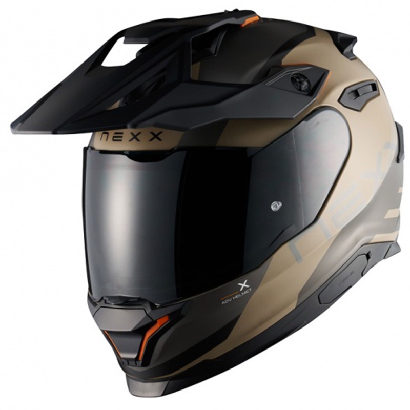 Enduro-motorcykelhjelm NEXX Y.TRAVL Quest mat sandsort