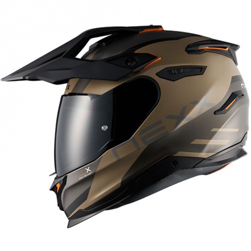 Enduro-motorcykelhjelm NEXX Y.TRAVL Quest mat sandsort