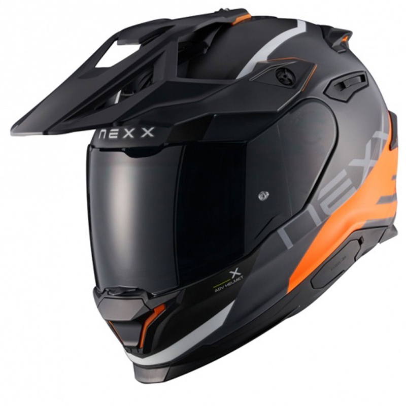 Enduro-motorcykelhjelm NEXX Y.TRAVL Quest mat orange