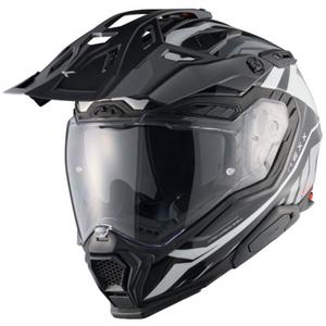 Enduro-motorcykelhjelm Nexx X.WED3 Gobi hvid-grå