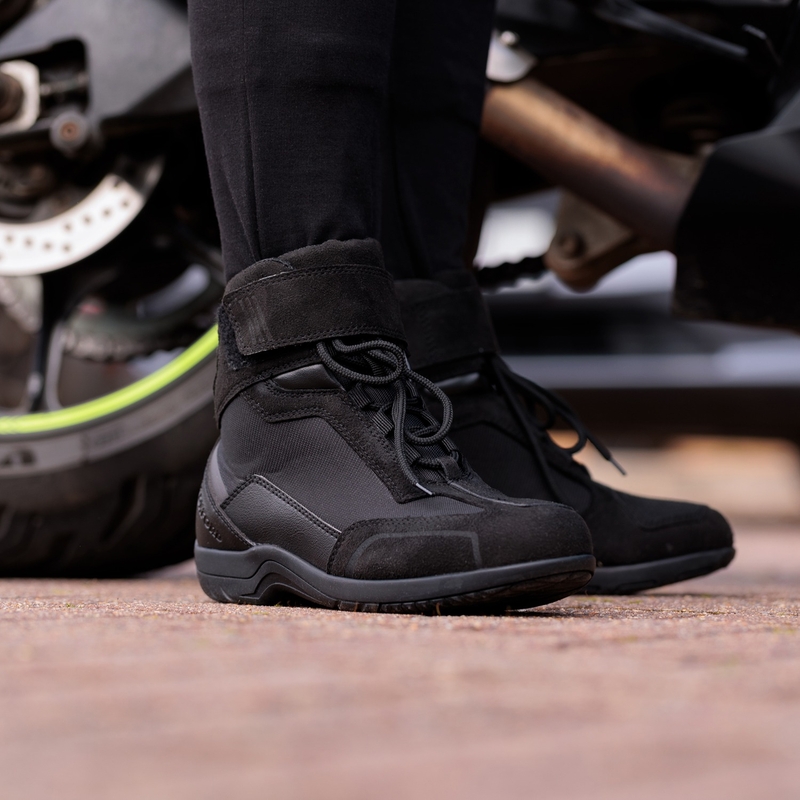 Oxford Spartan Air Black motorcykelsko til kvinder