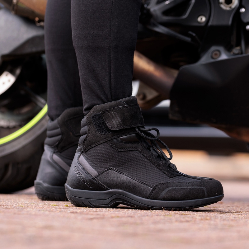 Oxford Spartan Air Black motorcykelsko til kvinder