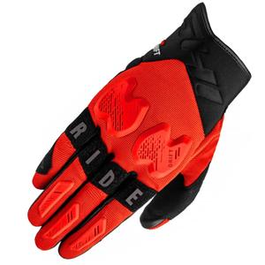 Motorcykelhandsker Shima Drift rød-sort