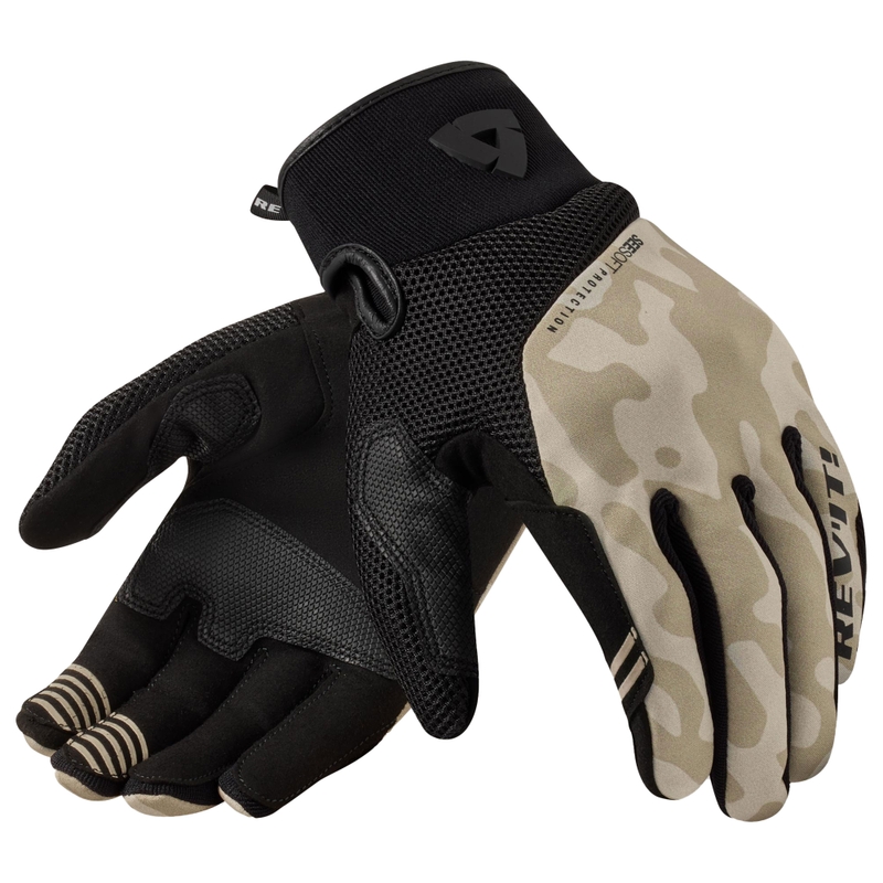 Revit Surge motorcykelhandsker sand-sort