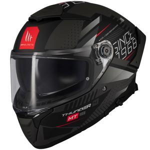 MT Thunder 4 SV Luminence integreret motorcykelhjelm mat sort