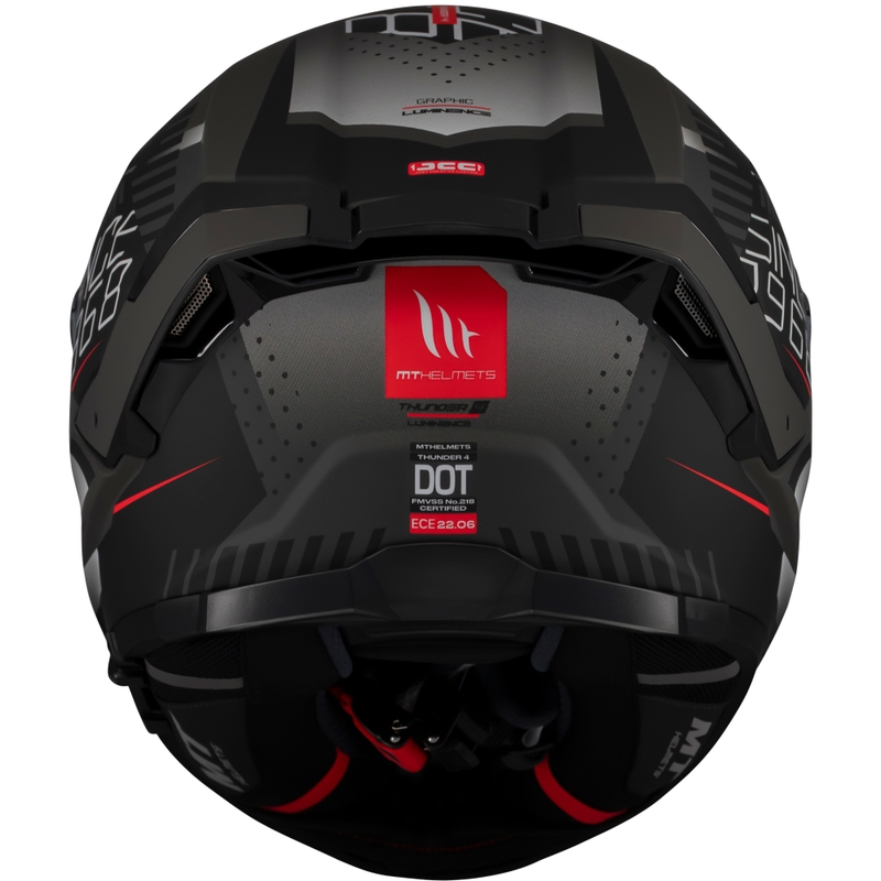 MT Thunder 4 SV Luminence integreret motorcykelhjelm mat sort