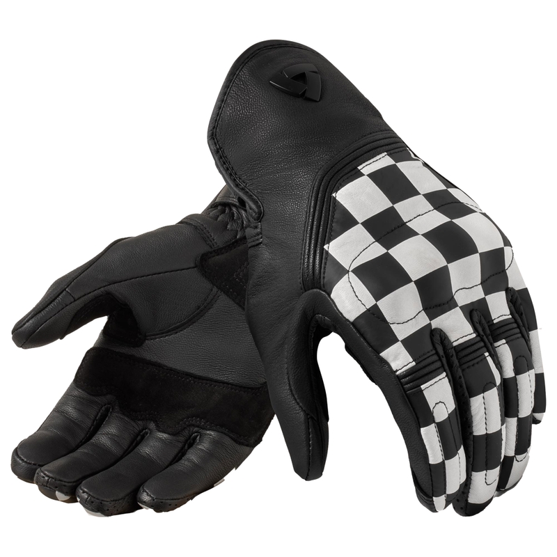 Motorcykelhandsker Revit Redhill hvid-sort