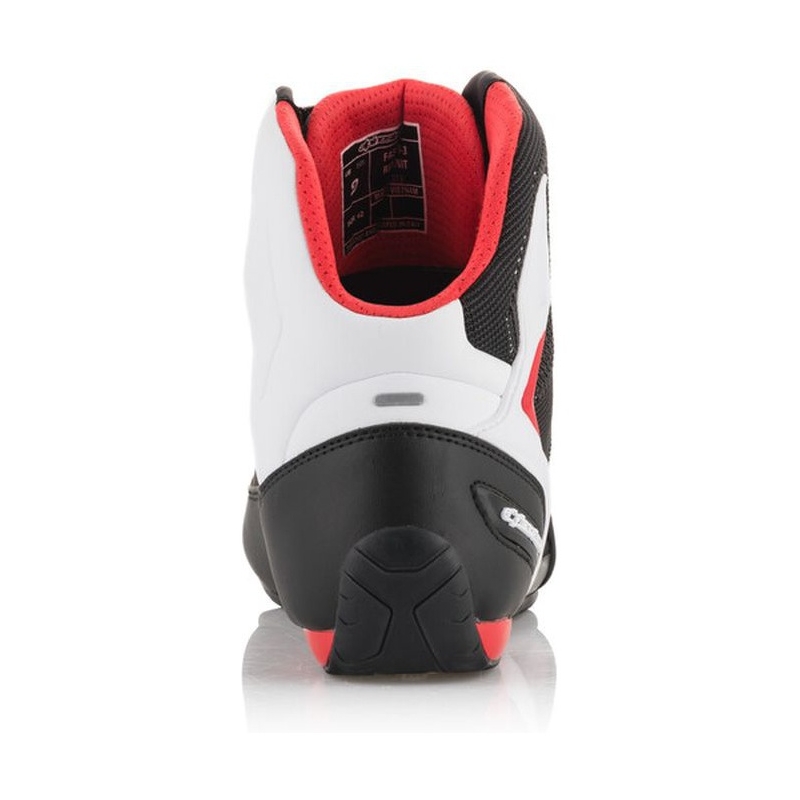 Alpinestars Faster 3 Rideknit motorcykelstøvler i sort, hvid og rød