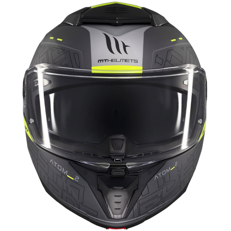 MT Atom 2 SV Destiny flip-up motorcykelhjelm mat sort-grå