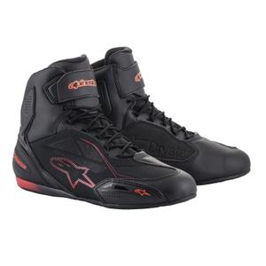 Alpinestars Faster 3 Drystar Black-Fluo Red motorcykelstøvler