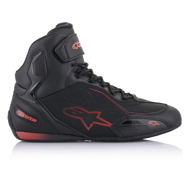 Alpinestars Faster 3 Drystar Black-Fluo Red motorcykelstøvler