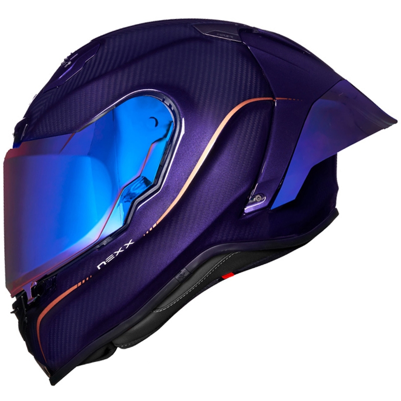 Integralhjelm til motorcykel Nexx X.R3R Hagibis Carbon lilla