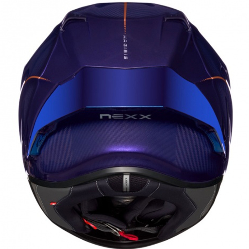 Integralhjelm til motorcykel Nexx X.R3R Hagibis Carbon lilla