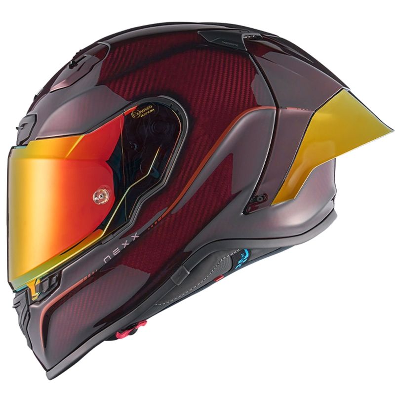 Integralhjelm til motorcykel Nexx X.R3R Hagibis Carbon rød