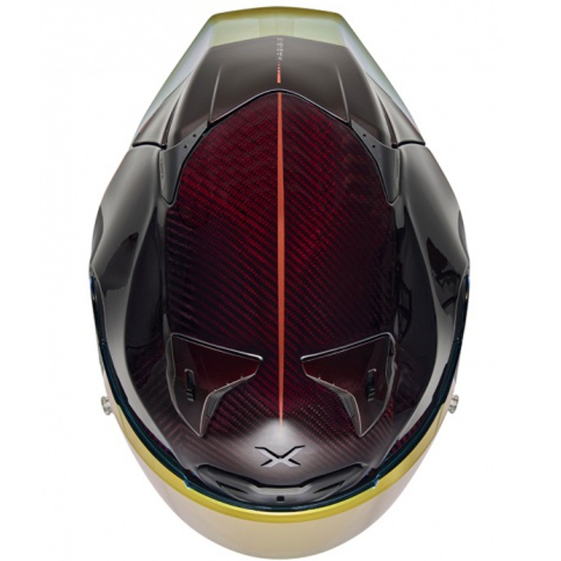 Integralhjelm til motorcykel Nexx X.R3R Hagibis Carbon rød