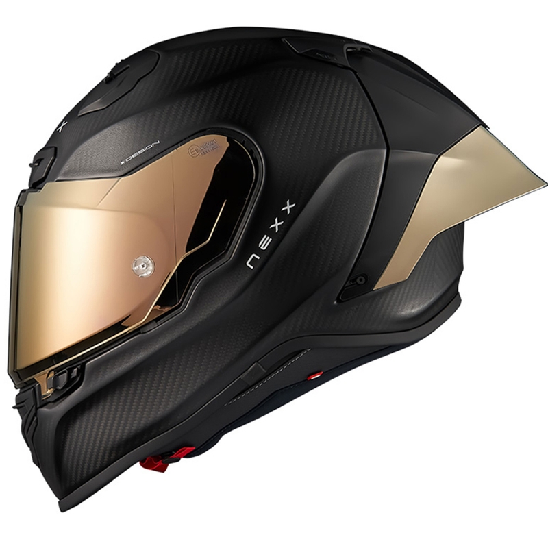 Integreret motorcykelhjelm Nexx X.R3R Zero PRO 2 Carbon mat guld