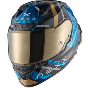 Nexx X.R3R Swirl integreret motorcykelhjelm turkis