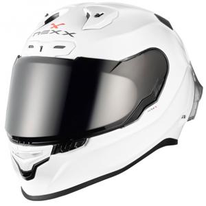 Nexx X.R3R Plain Full Face Motorcykelhjelm Hvid