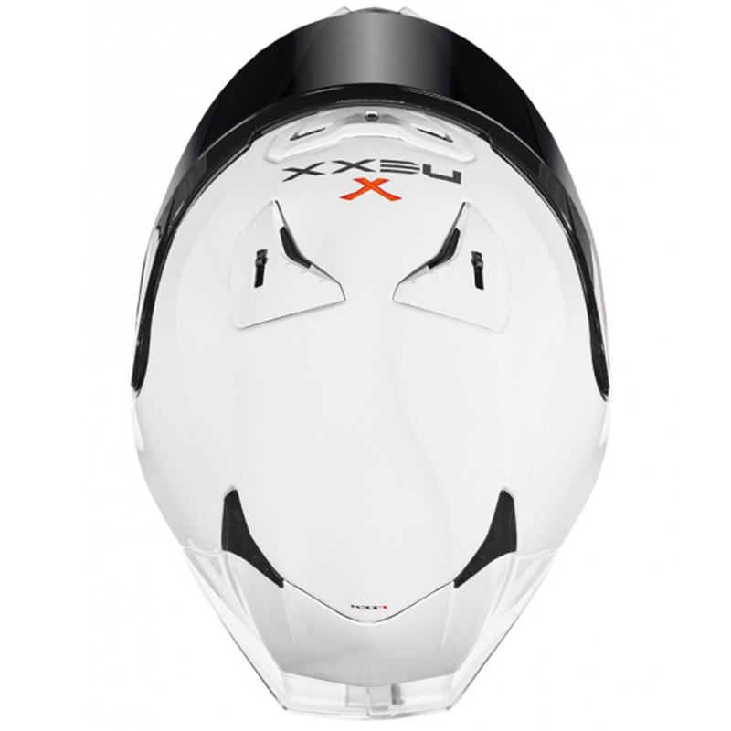Nexx X.R3R Plain Full Face Motorcykelhjelm Hvid