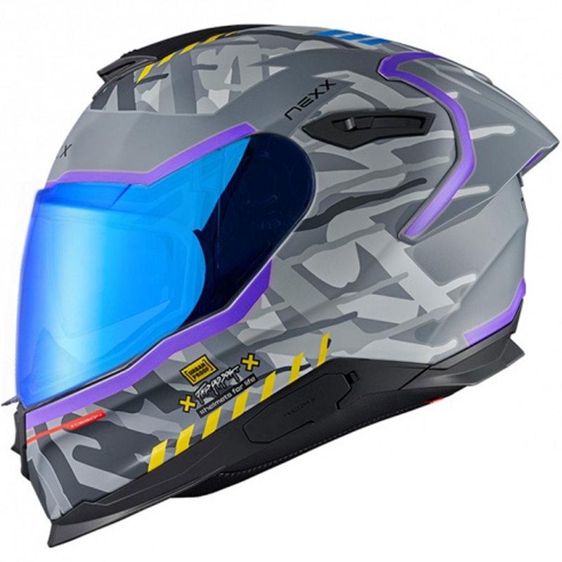Integreret motorcykelhjelm Nexx Y.100R Urbangram grå
