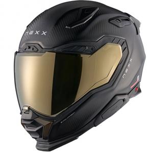 Integreret motorcykelhjelm Nexx X.WST3 Zero PRO Carbon mat guld
