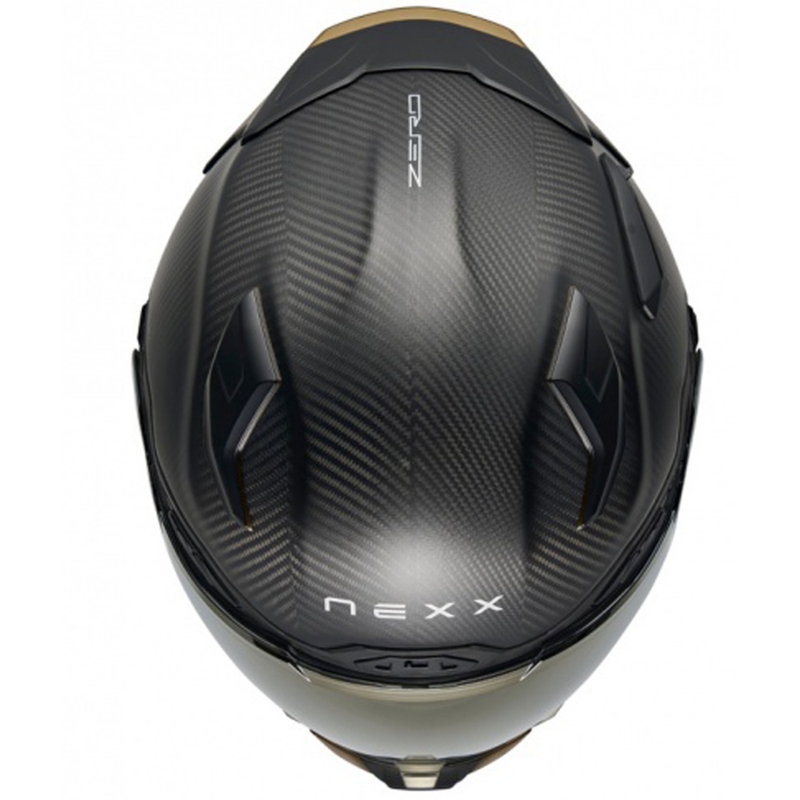 Integreret motorcykelhjelm Nexx X.WST3 Zero PRO Carbon mat guld