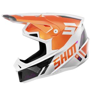 Motocrosshjelm Shot Lite Ultra pearl orange