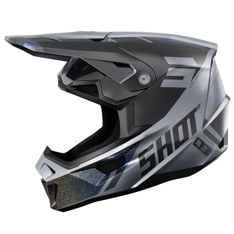Motocross-hjelm Shot Lite Ultra Matte Holographic