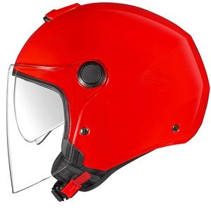 Otevřená přilba na motorku NEXX Y.10 Plain červená