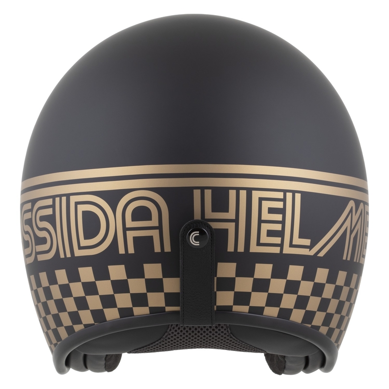 Cassida Oxygen 2.0 Rondo open face motorcykelhjelm mat sort-guld