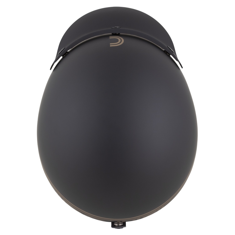 Cassida Oxygen 2.0 Rondo open face motorcykelhjelm mat sort-guld