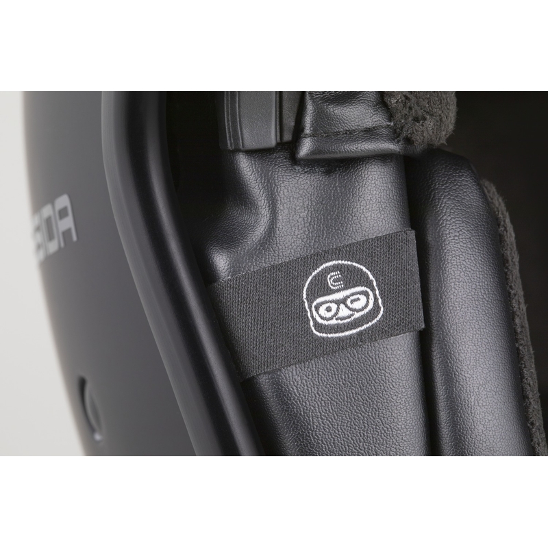 Cassida Oxygen 2.0 Rondo open face motorcykelhjelm mat sort-sølv