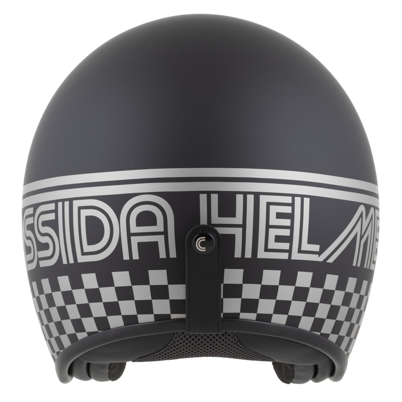 Cassida Oxygen 2.0 Rondo open face motorcykelhjelm mat sort-sølv